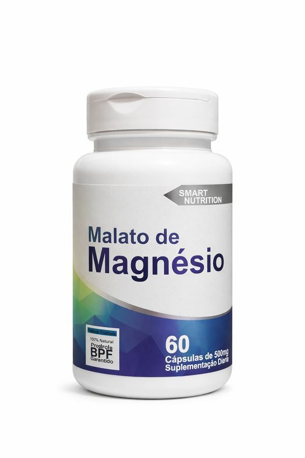 Malato de Magnésio – 60 Cápsulas (500mg)
