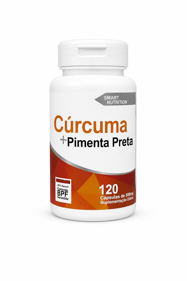 Cúrcuma + Pimenta Preta  120 Cápsulas (500mg)