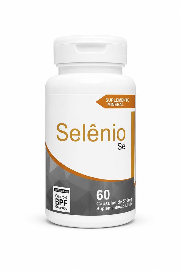 Selênio (Se) Suplemento Mineral  60 Cápsulas (500mg)