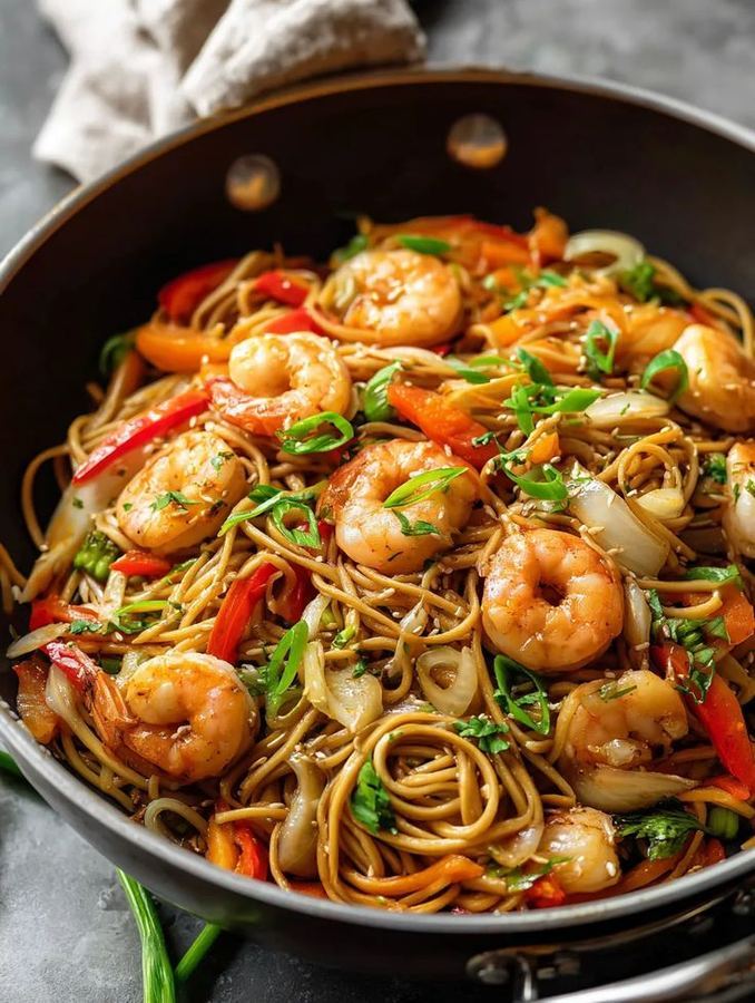 Yakisoba de Camarão GG (5-6 Pessoas)